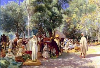 unknow artist Arab or Arabic people and life. Orientalism oil paintings  479 oil painting image
